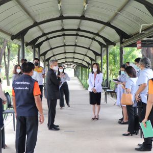 จดหมายข่าว รพ.มทส. : การตรวจประเมินพื้นที่ก่อนเปิดเรียน ภาคเรียนที่ 2/2564 รูปแบบ On-site โรงเรียนสุรวิวัฒน์