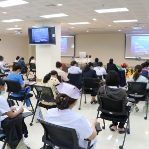 จดหมายข่าว รพ.มทส. : จัดอบรมการพัฒนาความรู้บุคลากรด้านการป้องกัน และควบคุมการติดเชื้อ