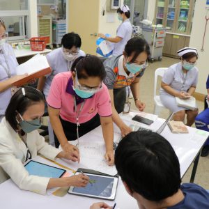 จดหมายข่าว รพ.มทส. : ทีมผู้บริหาร ลงเยี่ยมพื้นที่ หอผู้ป่วยศัลกรรม (8A)