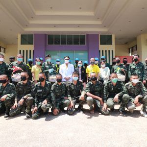 จดหมายข่าว รพ.มทส. : ยินดีต้อนรับ กำลังพลทหารจากกองพลพัฒนาที่ 2 จำนวนกว่า 20 นาย