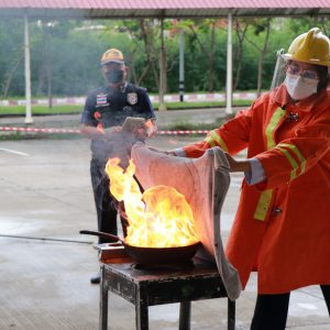 จดหมายข่าว รพ.มทส. : จัดฝึกอบรมดับเพลิงขั้นต้น และซ้อมแผนระงับอัคคีภัย ประจำปี 2565