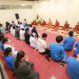 จดหมายข่าว รพ.มทส. : จัดพิธีทำบุญเลี้ยงพระ แผนกหอผู้ป่วยวิกฤติโรคหัวใจ 5C ชั้น 5 อาคารความเป็นเลิศทางการแพทย์