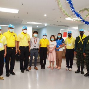 จดหมายข่าว รพ.มทส. : พลทหารมาร่วมบริจาคโลหิต จำนวน 37 นาย