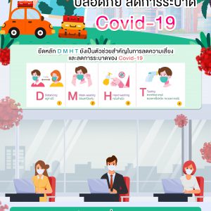ประชาสัมพันธ์ : กลับเข้าทำงาน ปลอดภัย ลดการระบาด Covid-19