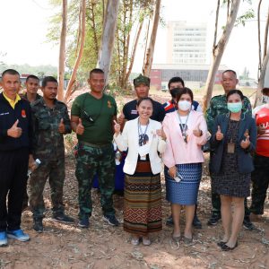 จดหมายข่าว รพ.มทส. : ปรับปรุงภูมิทัศน์ โรงพยาบาลมหาวิทยาลัยเทคโนโลยีสุรนารี เพื่อเตรียมงานพิธีเปิดลานธรรมาภิรมย์