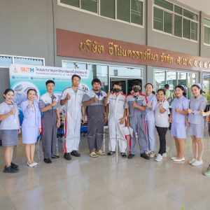 📸 ภาพกิจกรรม : ออกให้บริการตรวจสุขภาพ โดยประสานความร่วมมือกับสำนักงานประกันสังคม จ.นครราชสีมา
