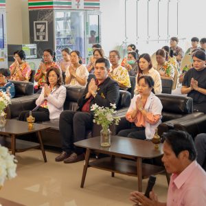 📸 ภาพกิจกรรม : พิธีทำบุญ “สาขาอายุรศาสตร์ รพ.มทส.” เนื่องในเทศกาลสงกรานต์ 2568