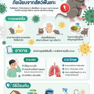 🐁🐭🌧️รู้จัก “ไวรัสฮันตา” ภัยเงียบจากสัตว์ฟันแทะ 🐭🐀🌧️